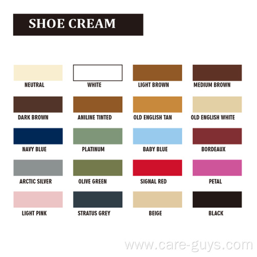 shoe cream leather clean and polish shoe care
